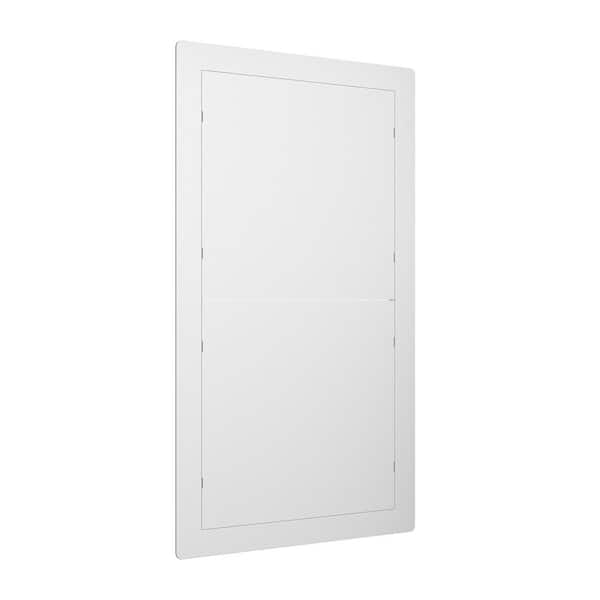 JONES STEPHENS 17 in. Height x 30.875 in. Width Snap-Ease ABS Plastic Wall Access Panel White (13.5 in. x 27.25 in. Interior)