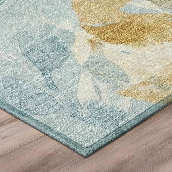 Chantille Machine Washable Indoor/Outdoor Abstract ACN2960 Sky 10 ft. x 14 ft. Area Rug