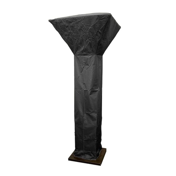 AZ Patio Heaters 92 in. Heavy Duty Black Square Commercial Heater Cover for 35 in. Square Shield