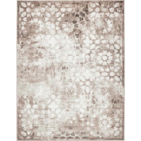 Unique Loom Sofia Larvotto Brown 9' 0 x 12' 0 Area Rug