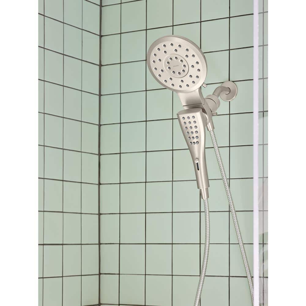 Nickel Dual-Head Rain and Handheld Shower System