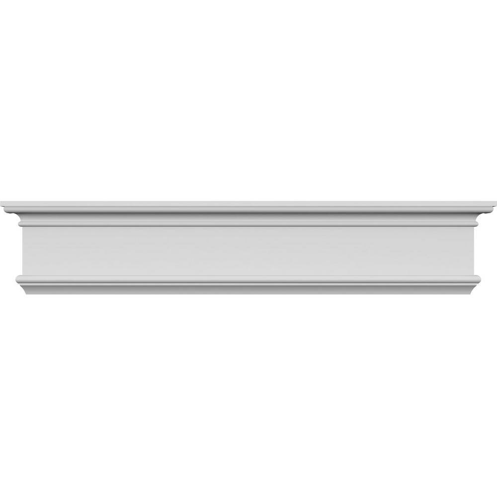 3/8 in. x 74 in. x 8-5/8 in. Polyurethane Bedford Crosshead Moulding price history on PriceWatchPro