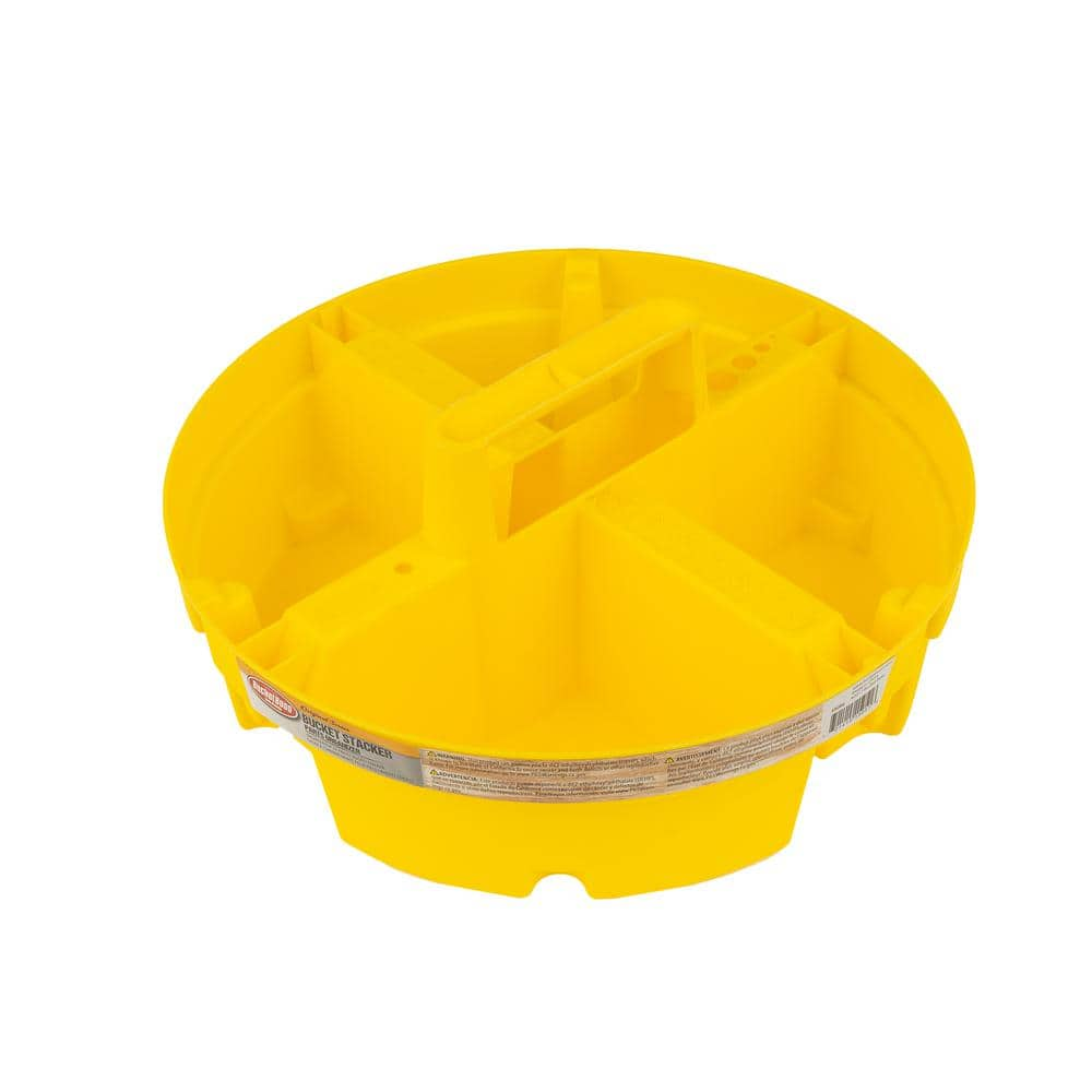 UPC 721415150516 product image for 10.25 in. 4-Compartment Bucket Stacker Small Parts Organizer for Bucket Storage  | upcitemdb.com