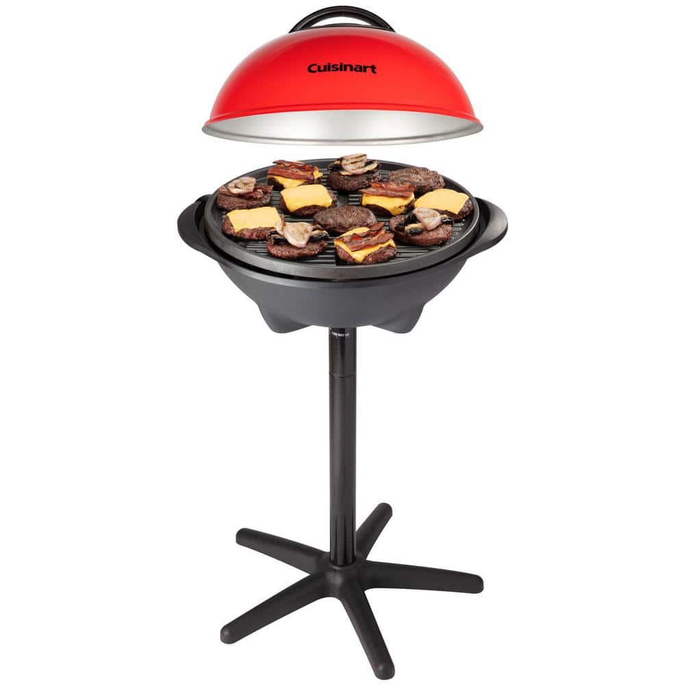 Cuisinart Red 2-in-1 Indoor/Outdoor Electric Grill