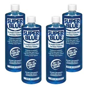 1 Qt. Super Blue Water Clarifier (4-Pack)