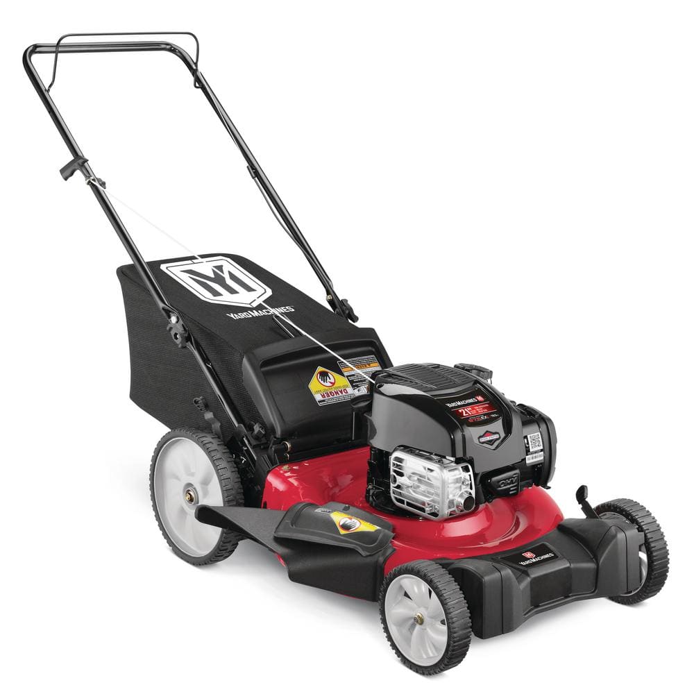 UPC 043033570416 product image for Yard Machines 21 in. 163 cc OHV Briggs and Stratton Gas Walk Behind Push Mower | upcitemdb.com