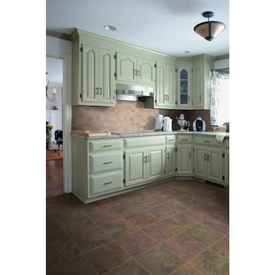 Kitchen Slate Tile Natural Stone Tile The Home Depot