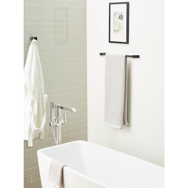 Monument Knob Single Robe Hook in Matte Black