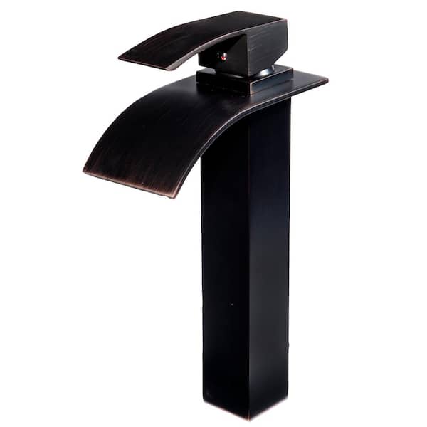 Novatto WaterSaver Eclipse Single Hole Single-Handle Bathroom Faucet in Oil Rubbed Bronze