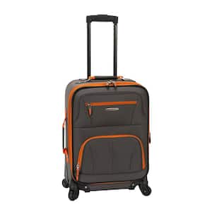 Rockland Pasadena 19 in. Expandable Spinner Carry-On F2281-TURQUOISE ...