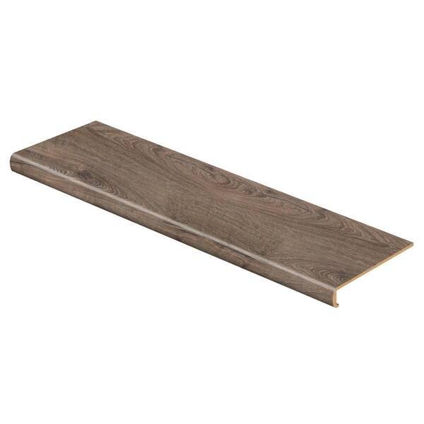 Cap A Tread Vintage Pewter Oak 47 in. L x 12-1/8 in. W x 2-3/16 in. T Laminate to Cover Stairs 1-1/8 in. to 1-3/4 in. Thick