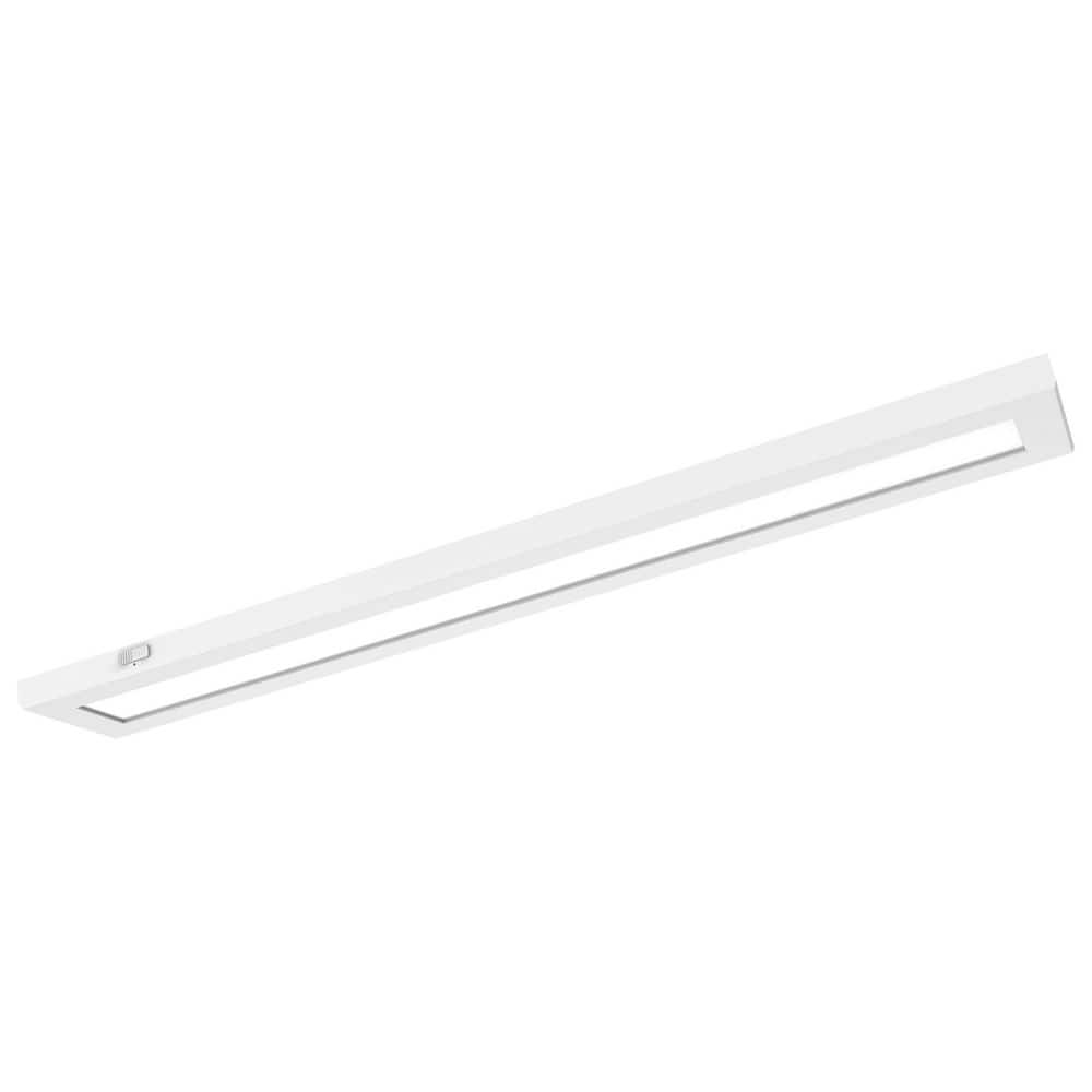 Blink Pro Plus 5.61 in. 32-Watt White Color Selectable Integrated LED Flush Mount Surface Light 2150-2400 lumens price history on PriceWatchPro