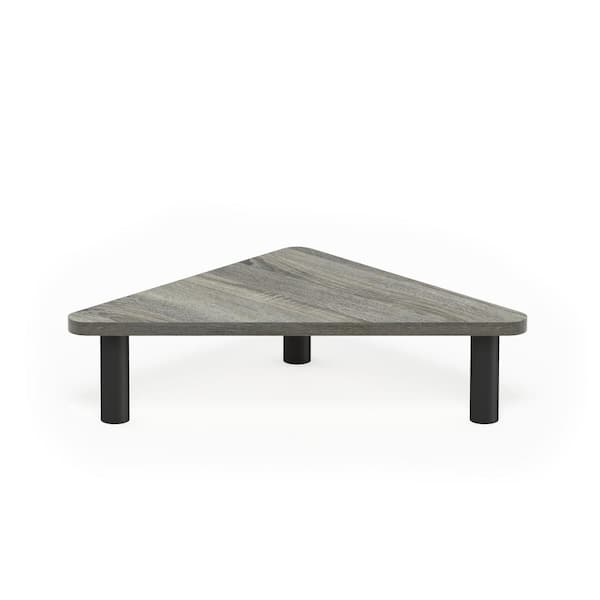 Turn-N-Tube French Oak Grey Corner Monitor Riser Stand