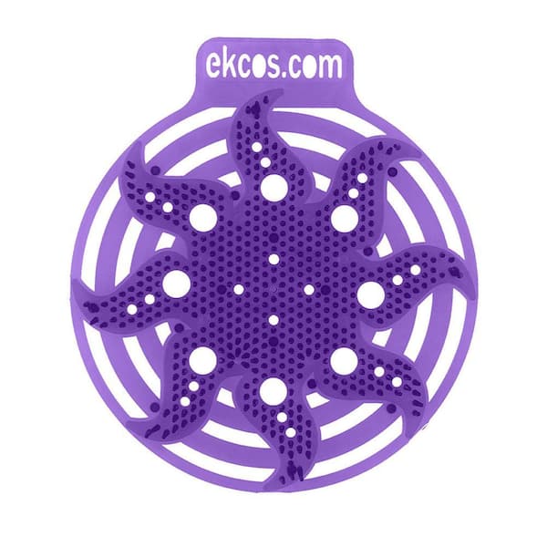 EKCOS INNOVATIONS Berry Fragrance Anti-Splash Purple Urinal Screen (10 per Box)