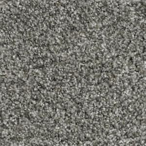 Trendy Threads I - Classy - Gray 40 oz. SD Polyester Texture Installed Carpet