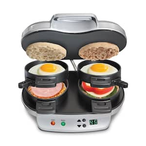Dual Breakfast 1200 W Grey Sandwich Maker