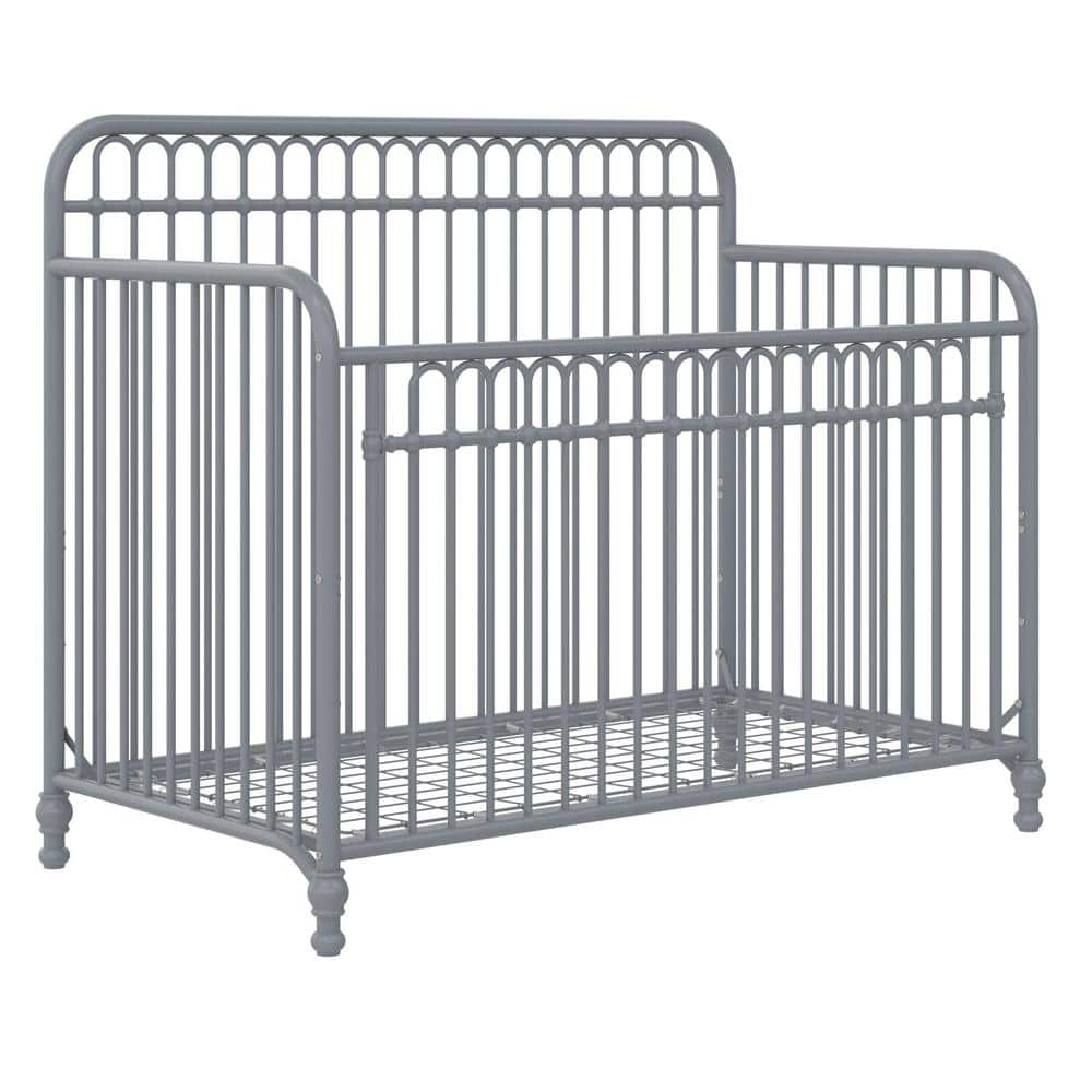 Little Seeds Ivy 3-in-1 Convertible Metal Crib