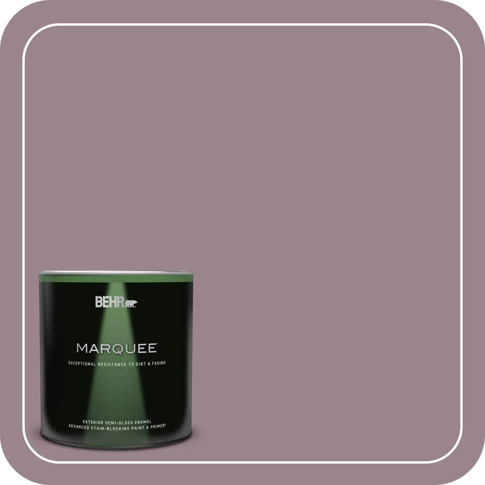 1 qt. Home Decorators Collection #HDC-CL-05 Orchard Plum Semi-Gloss Enamel Exterior Paint & Primer product image for price tracking