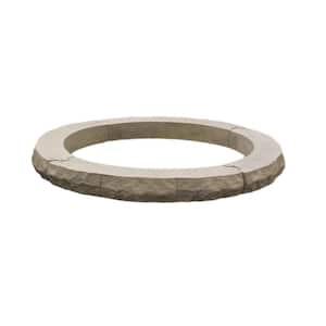 Ledgestone 42 in. Gray Variegated Fire Pit Additional Layer Kit