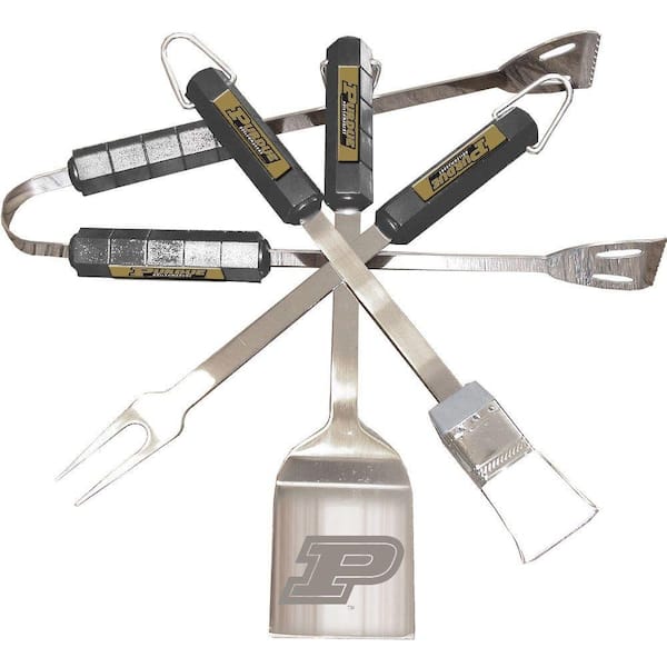 BSI Products NCAA Purdue Boilermakers 4-Piece Grill Tool Set