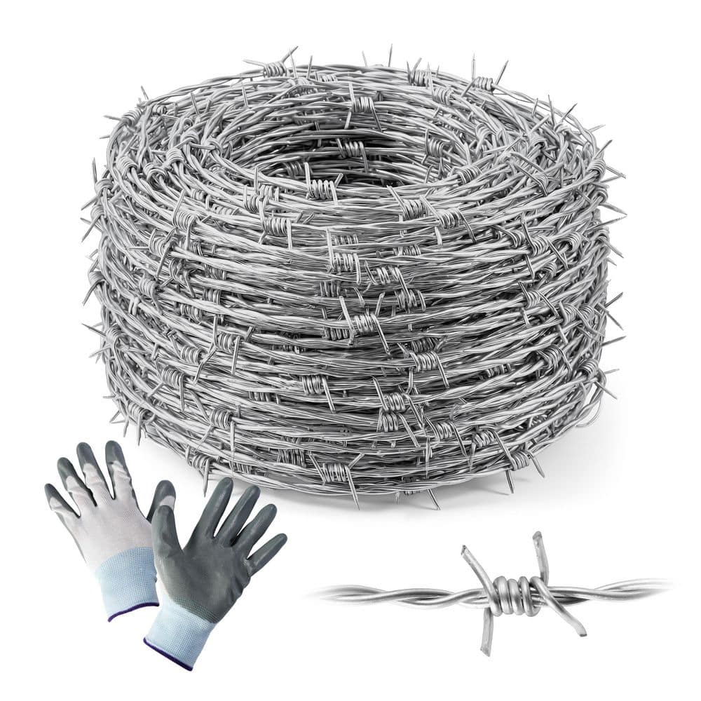 100 ft. 15-Gauge 4-Point Galvanized Steel Barbed Wire price history on PriceWatchPro