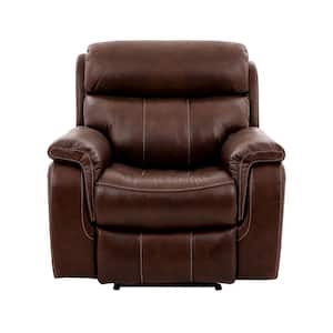 Montague Brown Leather Recliner Chair
