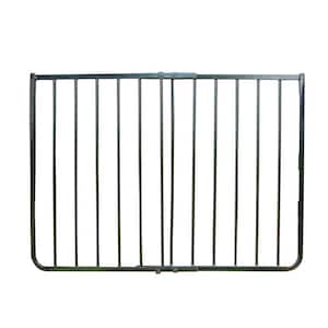 30 in. H x 27 in. to 42.5 in. W x 2 in. D Black Stairway Special Safety Gate