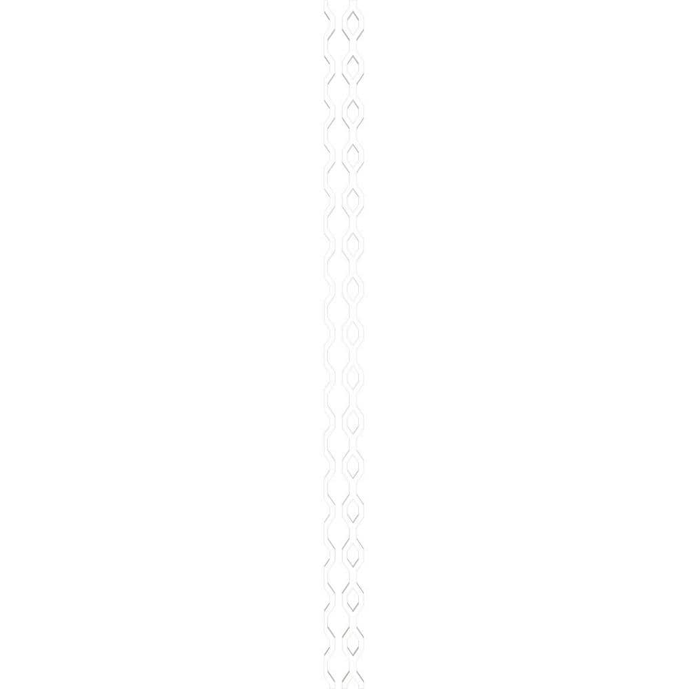 94" Unfinished PVC Decorative Slat Wall Panel Kit