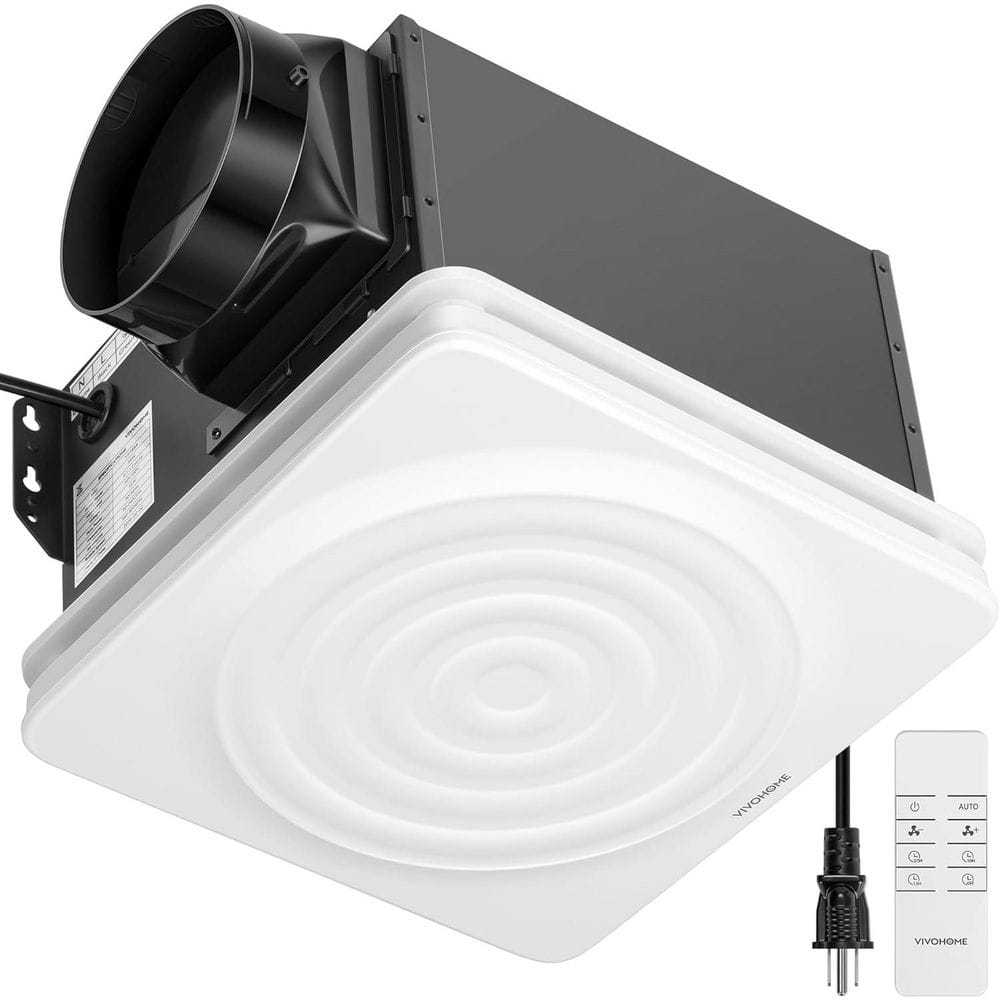 240 CFM EC Motor Bathroom Exhaust Fan with Humidity Sensor, 6-Speed AutoFlow Remote and 6-Inch Duct Kit price history on PriceWatchPro