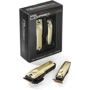 Lo-Profx FXHOLPKLP-G High-Performance Clipper and Trimmer Gift Set, Gold