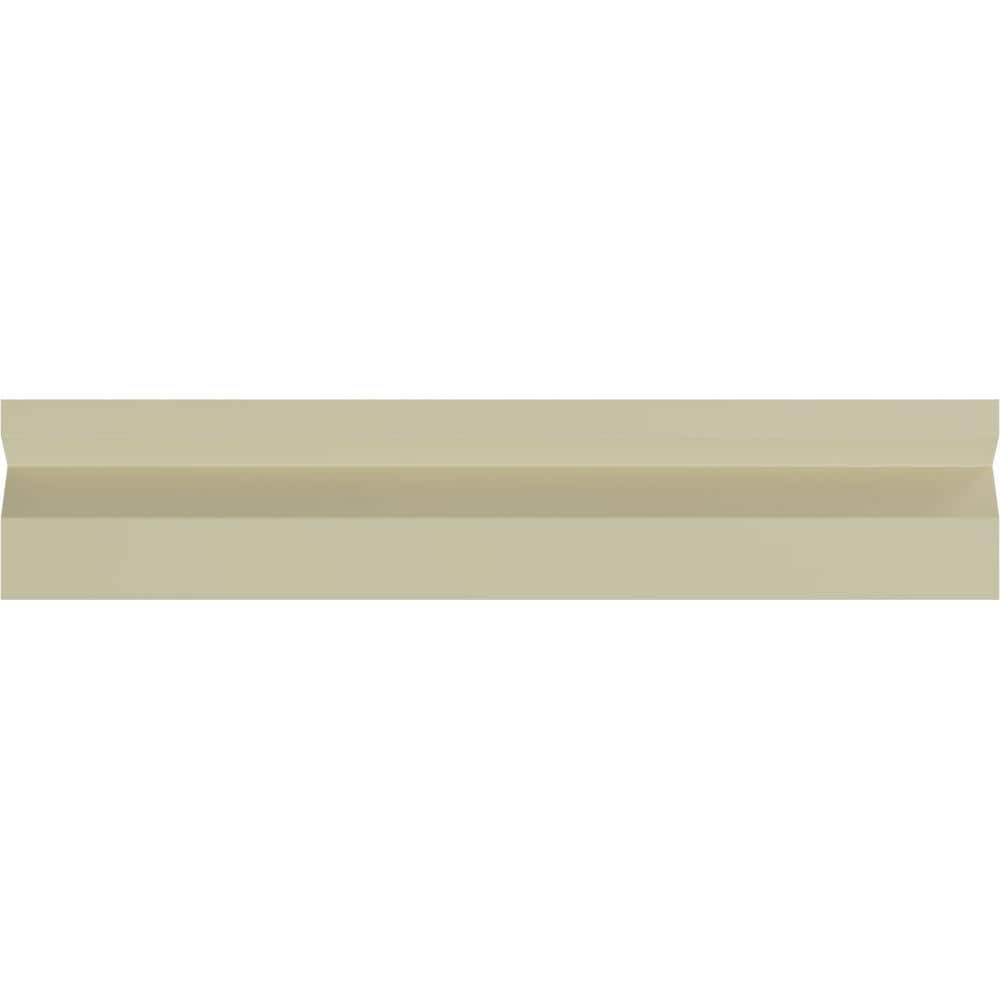 Gray Primed Urethane Geometric Chair Rail Moulding