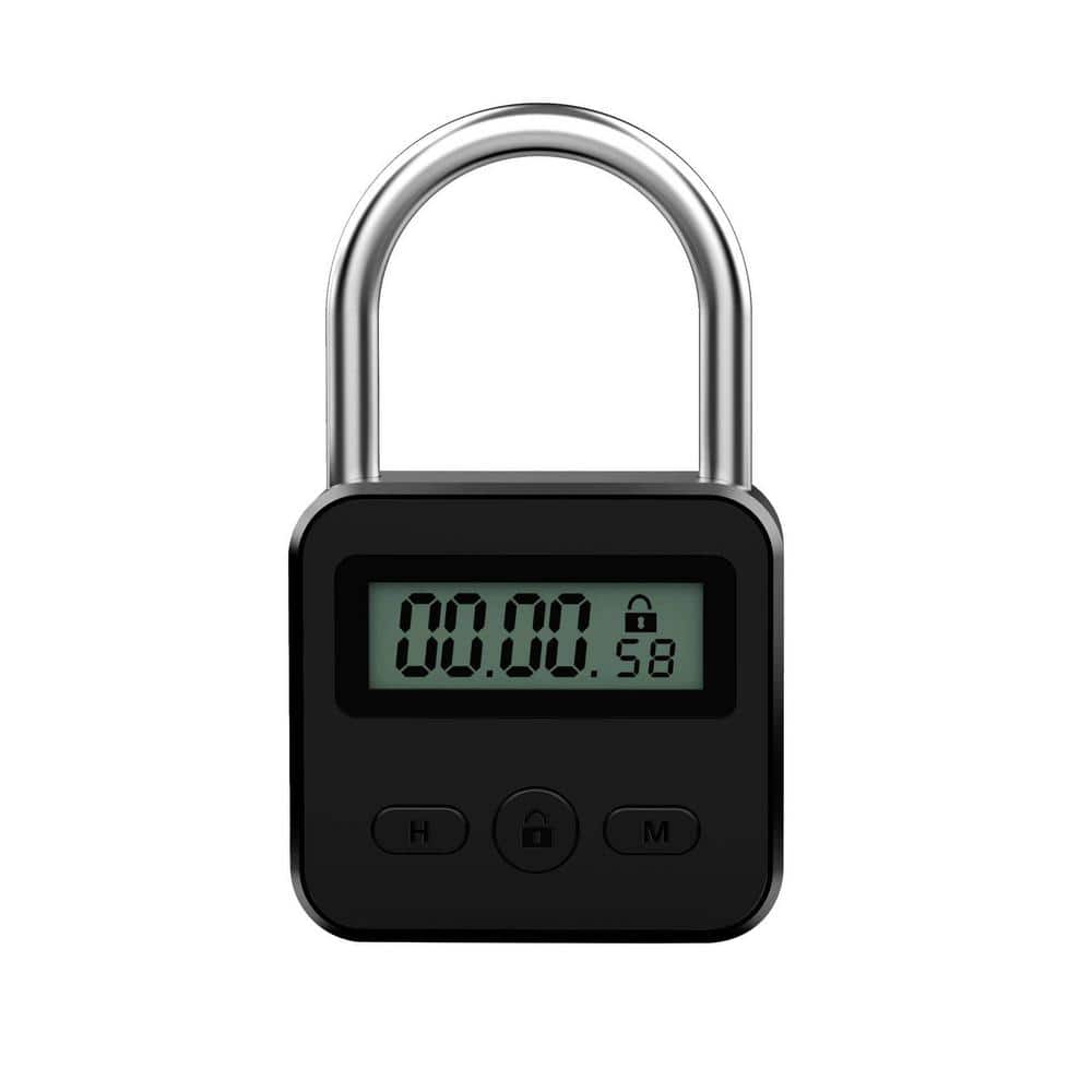 Rechargeable Digital Electronic Time Padlock with 99 Hours Max Indoor/Outdor Countodown Electronic LCD Timed Display price history on PriceWatchPro