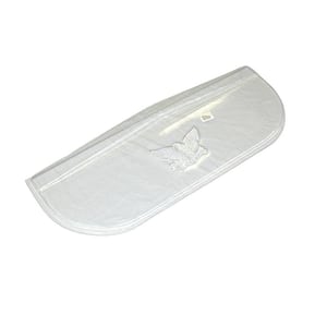 40 in. x 3-1/2 in. Polyethylene Elongated Low Profile Window Well Cover