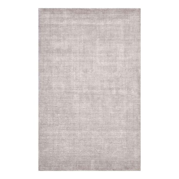 Solo Rugs Lodhi Contemporary Solid Mist 9 ft. x 12 ft. Hand-Knotted Area Rug