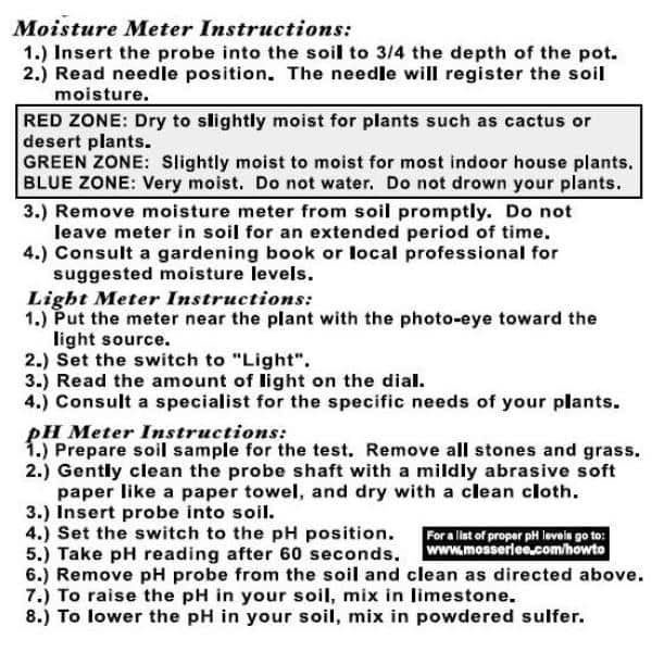 Soil Moisture Meter HG601 - The Home Depot