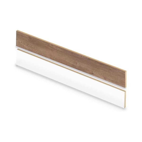 Cap A Tread Shire Mount Maple 47 in. L x 7.37 in. W x 12.7 mm T Vinyl Overlay Stair Reversible Riser