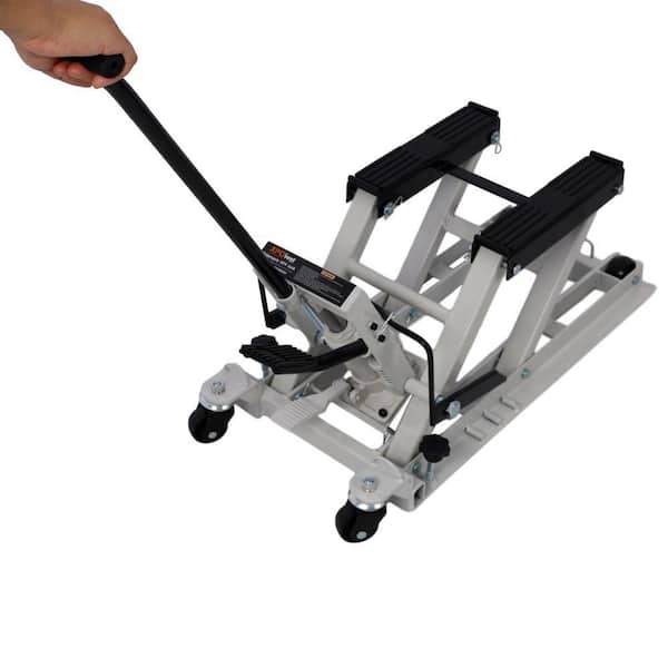Damodpoy 1500 LBS Capacity Gray Hydraulic ATV & Motorcycle Jack