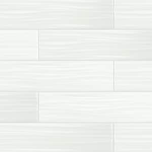 Take Home Tile Sample - Sapheda Riptide Satin 4 in. x 4 in. Matte Wall Ceramic Tile (0.11 sq. ft.)