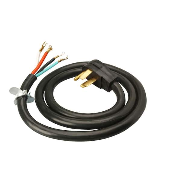 Southwire 6 ft. 6/2-8/2 Round Range Cord in Black