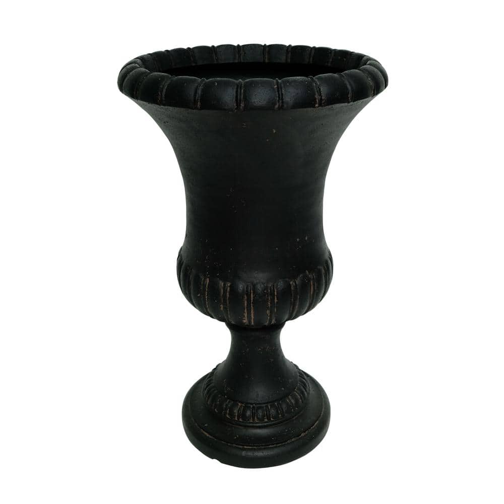 26.5 in. H Aged Charcoal Cast Stone Entrance Urn Planter price history on PriceWatchPro