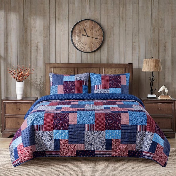 Twin Quilt Set Cl600mu01, Country Quilts For Twin Beds