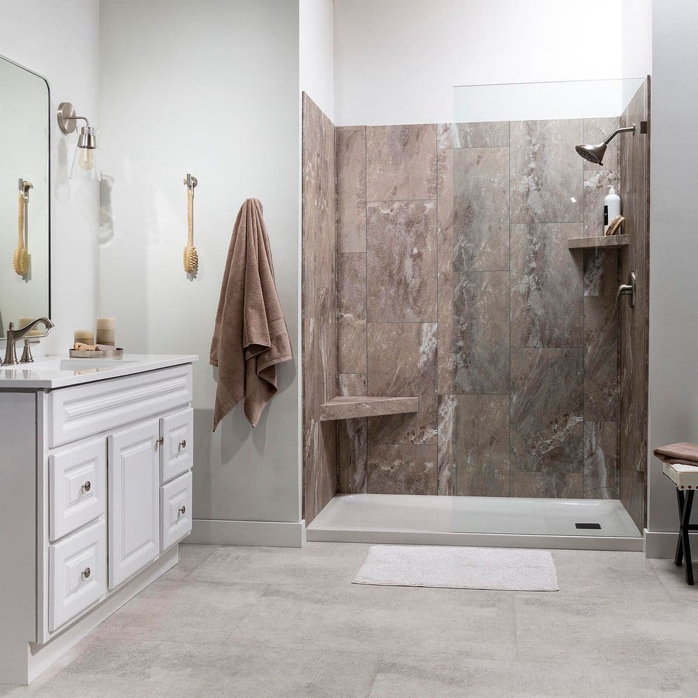 Venetian Marble Waterproof Vinyl Wall Tiles for Kitchen and Bathroom
