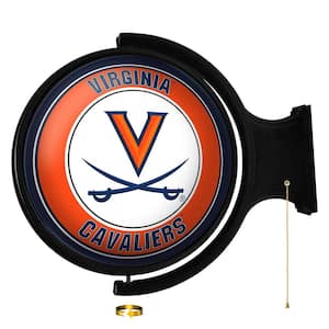 Virginia Cavaliers: Original "Pub Style" Round Lighted Rotating Wall Sign (21"L x 23"W x 5"H)