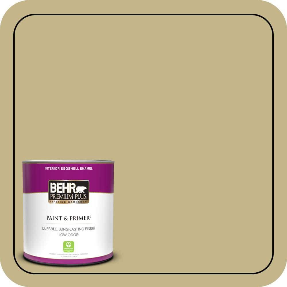 1 qt. #BIC-27 Modish Moss Eggshell Enamel Low Odor Interior Paint & Primer price history on PriceWatchPro
