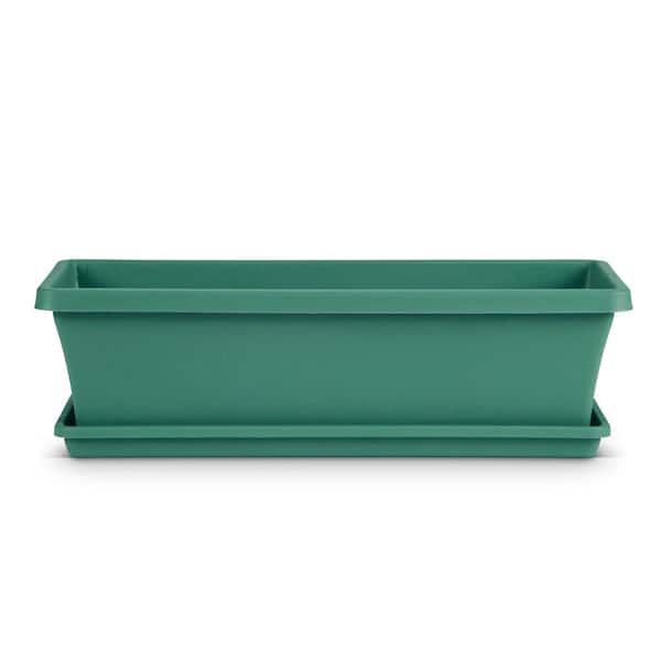 Unbranded 7.9 in. x 36 in. Jungle Plastic Window Box