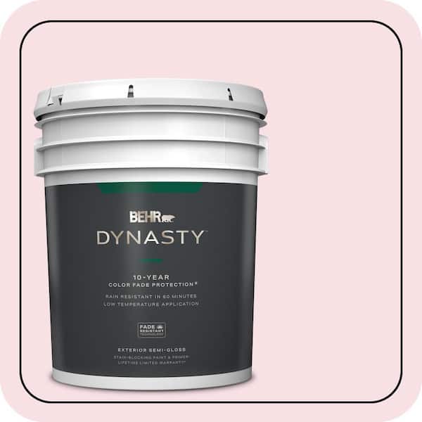 BEHR DYNASTY 5 gal. #110A-2 Poetic Princess Semi-Gloss Exterior Stain-Blocking Paint & Primer