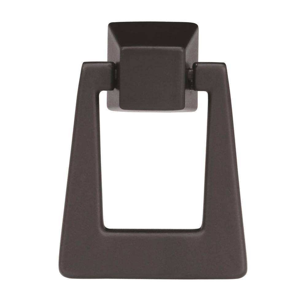 Black Bronze Drop Bail Cabinet Drawer Pull with Mounting Hardware