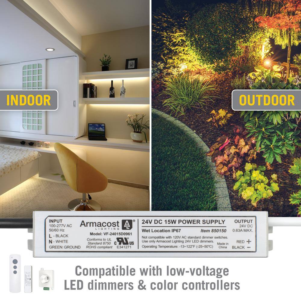 15W Waterproof Aluminum LED Driver for Indoor/Outdoor Use