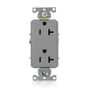 Leviton Decora Plus 20 Amp Commercial Grade Tamper Resistant Self ...