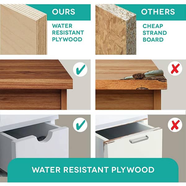 Oakville 24 in. W x 18 in. D x 23.25 in. H Wall Mounted Bathroom Vanity in Gray with White Ceramic Sink Top